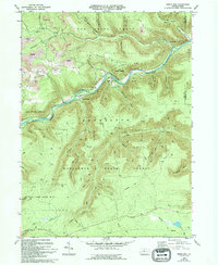 Dents Run 1969 topographic map thumbnail