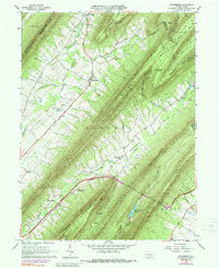Doylesburg 1966 topographic map thumbnail