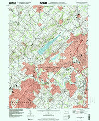 Doylestown 1999 topographic map thumbnail