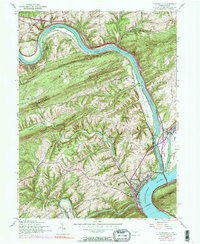 Duncannon 1952 topographic map thumbnail