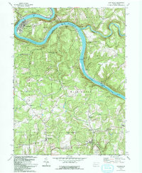 East Brady 1993 topographic map thumbnail