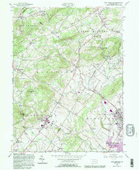 East Greenville 1992 topographic map thumbnail