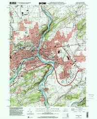 Easton 1999 topographic map thumbnail