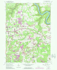 Eau Claire 1963 topographic map thumbnail