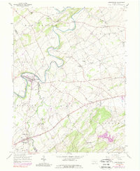 Abbottstown 1953 topographic map thumbnail