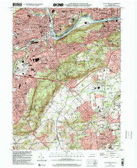 Allentown East 1999 topographic map thumbnail