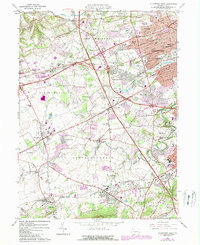 Allentown West 1964 topographic map thumbnail