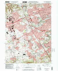Allentown West 1999 topographic map thumbnail