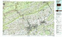 Allentown 1984 topographic map thumbnail