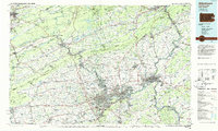 Allentown 1984 topographic map thumbnail