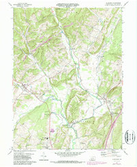 Alum Bank 1971 topographic map thumbnail