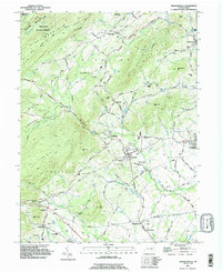 Arendtsville 1990 topographic map thumbnail
