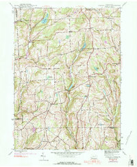 Auburn Center 1945 topographic map thumbnail