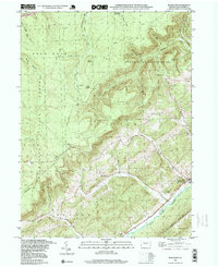 Bear Knob 1998 topographic map thumbnail