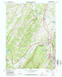 Bedford 1971 topographic map thumbnail