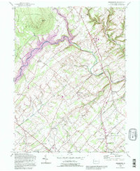 Bedminster 1992 topographic map thumbnail