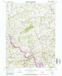 Bernville 1955 topographic map thumbnail