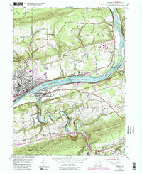 Berwick 1955 topographic map preview