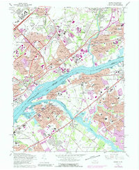 Beverly 1966 topographic map thumbnail