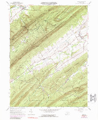 Blain 1960 topographic map thumbnail