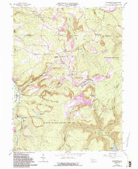 Blandburg 1963 topographic map thumbnail