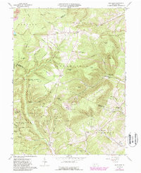 Blue Knob 1963 topographic map thumbnail