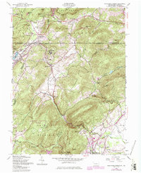 Blue Ridge Summit 1953 topographic map thumbnail