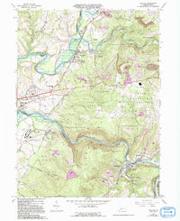 Bolivar 1964 topographic map thumbnail