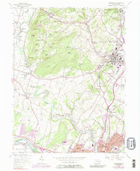 Boyertown 1957 topographic map thumbnail