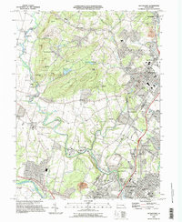 Boyertown 1995 topographic map thumbnail