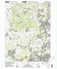 Boyertown 1997 topographic map thumbnail