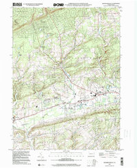 Brodheadsville 1999 topographic map thumbnail