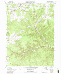 Brookland 1969 topographic map thumbnail