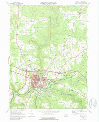 Brookville 1969 topographic map thumbnail