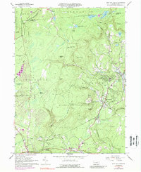 Buck Hill Falls 1966 topographic map thumbnail