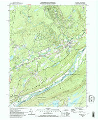 Bushkill 1993 topographic map thumbnail