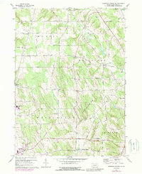 Cambridge Springs NE 1967 topographic map thumbnail