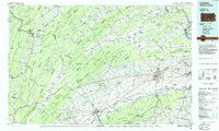 Carlisle 1984 topographic map thumbnail