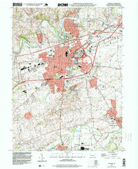 Carlisle 1994 topographic map thumbnail