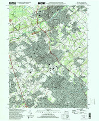Telford 1997 topographic map thumbnail