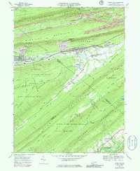 Tower City 1969 topographic map thumbnail