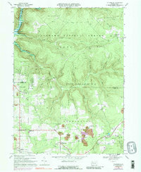 Tylersburg 1967 topographic map thumbnail