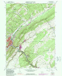 Tyrone 1963 topographic map thumbnail