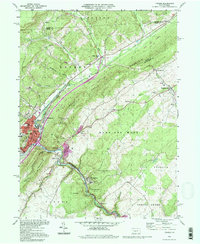 Tyrone 1994 topographic map thumbnail