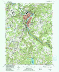Vandergrift 1993 topographic map preview