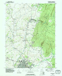 Waynesboro 1990 topographic map thumbnail