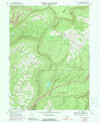 Wells Tannery 1968 topographic map thumbnail