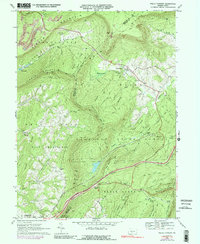 Wells Tannery 1968 topographic map thumbnail
