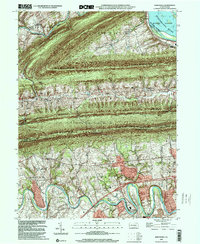 Wertzville 1999 topographic map thumbnail