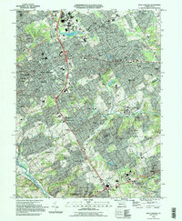 West Chester 1996 topographic map thumbnail